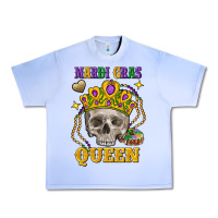 Grape Ice skull mardi gras queen Urban Heavy Tee - FaDigitalArtStudio
