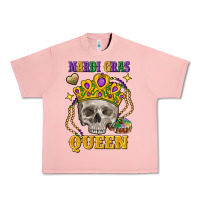 Salmon skull mardi gras queen Urban Heavy Tee - FaDigitalArtStudio