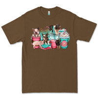 Cacao pig coffee cups Premium Tee - OliviaCreatesArt