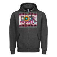 Charcoal Heather cool aunt Zipper Hoodie - JahusDesignShop