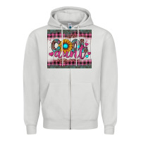 Dove Grey cool aunt Zipper Hoodie - JahusDesignShop