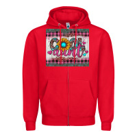 Red cool aunt Zipper Hoodie - JahusDesignShop