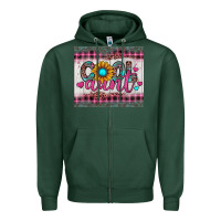 Sports Green cool aunt Zipper Hoodie - JahusDesignShop