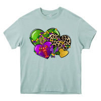 Arona mardi gras hearts Heavy Core Tee - CowGirlArtShop
