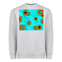Turquoise Gemstone Sunflower Heavyweight Sweatshirt | Teevron