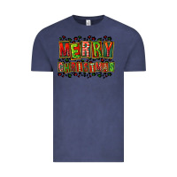 Vintage Denim merry christmas Vintage Tee - FaDigitalArtStudio
