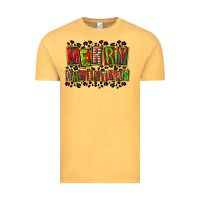 Vintage Mustard merry christmas Vintage Tee - FaDigitalArtStudio