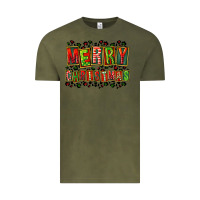 Vintage Olive merry christmas Vintage Tee - FaDigitalArtStudio