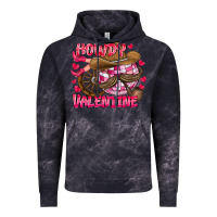 Cloud Black Howdy Valentine Vintage Hoodie - CowhideDigitalArt