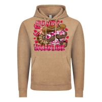 Vintage Coffee Howdy Valentine Vintage Hoodie - CowhideDigitalArt