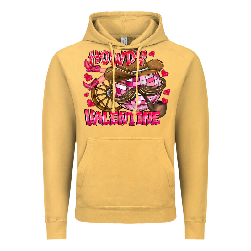 Howdy Valentine Vintage Hoodie by CowhideDigitalArt | Teevron