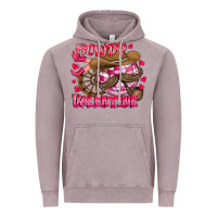 Vintage Zinc Howdy Valentine Vintage Hoodie - CowhideDigitalArt