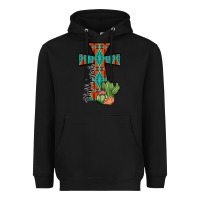 Black aztec cactus cross Heavyweight Hoodie - JahusDesignShop