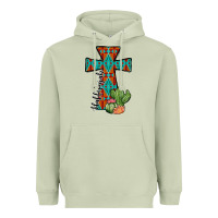 Matcha aztec cactus cross Heavyweight Hoodie - JahusDesignShop