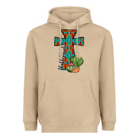 Mushroom aztec cactus cross Heavyweight Hoodie - JahusDesignShop