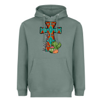 Sage aztec cactus cross Heavyweight Hoodie - JahusDesignShop