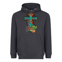 Smoke aztec cactus cross Heavyweight Hoodie - JahusDesignShop