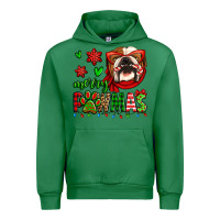 Emerald merry pawmas christmas bulldog Urban Hoodie - Jasminsmagicworld