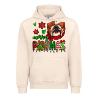Sandshell merry pawmas christmas bulldog Urban Hoodie - Jasminsmagicworld