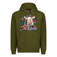 Army Green autism awareness3 Premium Hoodie - SublimationCraftShop