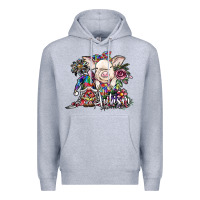 Heather Grey autism awareness3 Premium Hoodie - SublimationCraftShop