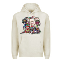 Oatmeal Heather autism awareness3 Premium Hoodie - SublimationCraftShop