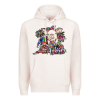 Pale Pink autism awareness3 Premium Hoodie - SublimationCraftShop