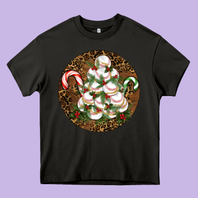 Merry Christmas Baseball Heavy Core Tee Designed By Ranaportraitstore