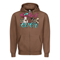 Chestnut best auntie ever Zipper Hoodie - JahusDesignShop