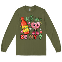 Army Green will you be my Long Sleeve Tee - LillyAllenDesigns