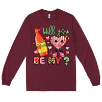 Burgundy will you be my Long Sleeve Tee - LillyAllenDesigns