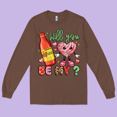 Will You Be My Long Sleeve Tee Designed By Lillyallendesigns