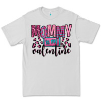 Dove Grey mommy is my valentine Premium Tee - OliviaCreatesArt