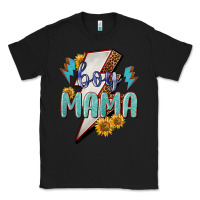 Black Boy mama lightning bold mother's day Classic Tee - HowdyJamesFarm