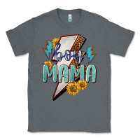 Charcoal Heather Boy mama lightning bold mother's day Classic Tee - HowdyJamesFarm