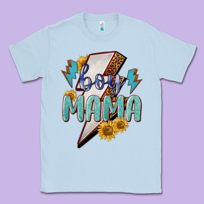 Boy Mama Lightning Bold Mother's Day Classic Tee Designed By Howdyjamesfarm