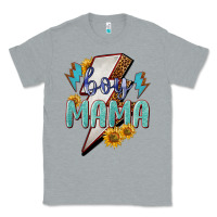Heather Grey Boy mama lightning bold mother's day Classic Tee - HowdyJamesFarm