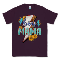 Plum Boy mama lightning bold mother's day Classic Tee - HowdyJamesFarm