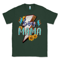 Sports Green Boy mama lightning bold mother's day Classic Tee - HowdyJamesFarm