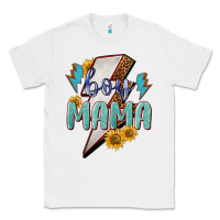 White Boy mama lightning bold mother's day Classic Tee - HowdyJamesFarm