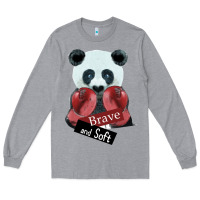 Heather Grey The winner, Brave And Soft Long Sleeve Tee - Bettercallsaul