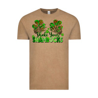 Vintage Coffee Shake Your Shamrocks Vintage Tee - FaDigitalArtStudio