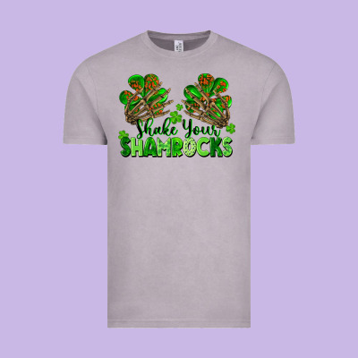 Shake Your Shamrocks Vintage Tee Designed By Fadigitalartstudio