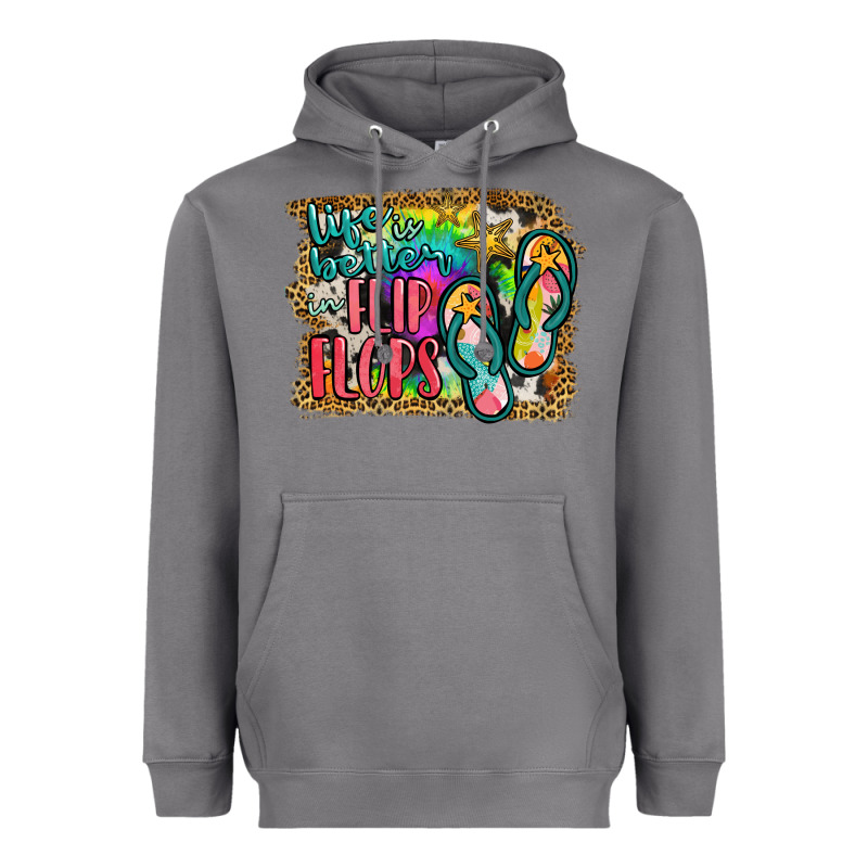 Life Is Better In Flip Flops Heavyweight Hoodie by JahusDesignShop | Teevron