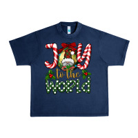 Navy joy to the world Urban Heavy Tee - BundleAndBundleShop