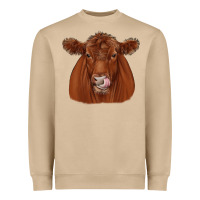 Mushroom red angus Heavyweight Sweatshirt - JahusDesignShop