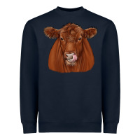 Navy red angus Heavyweight Sweatshirt - JahusDesignShop