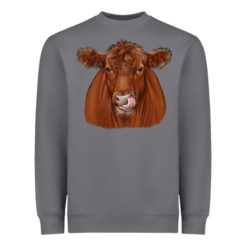 Red Angus Heavyweight Sweatshirt by JahusDesignShop | Teevron