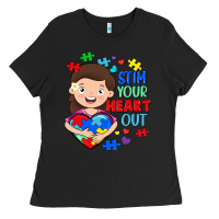 Black Stim your heart out Ladies Tee - FaDigitalArtStudio