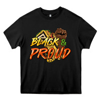 Black black and proud Heavy Core Tee - HowdyJamesFarm